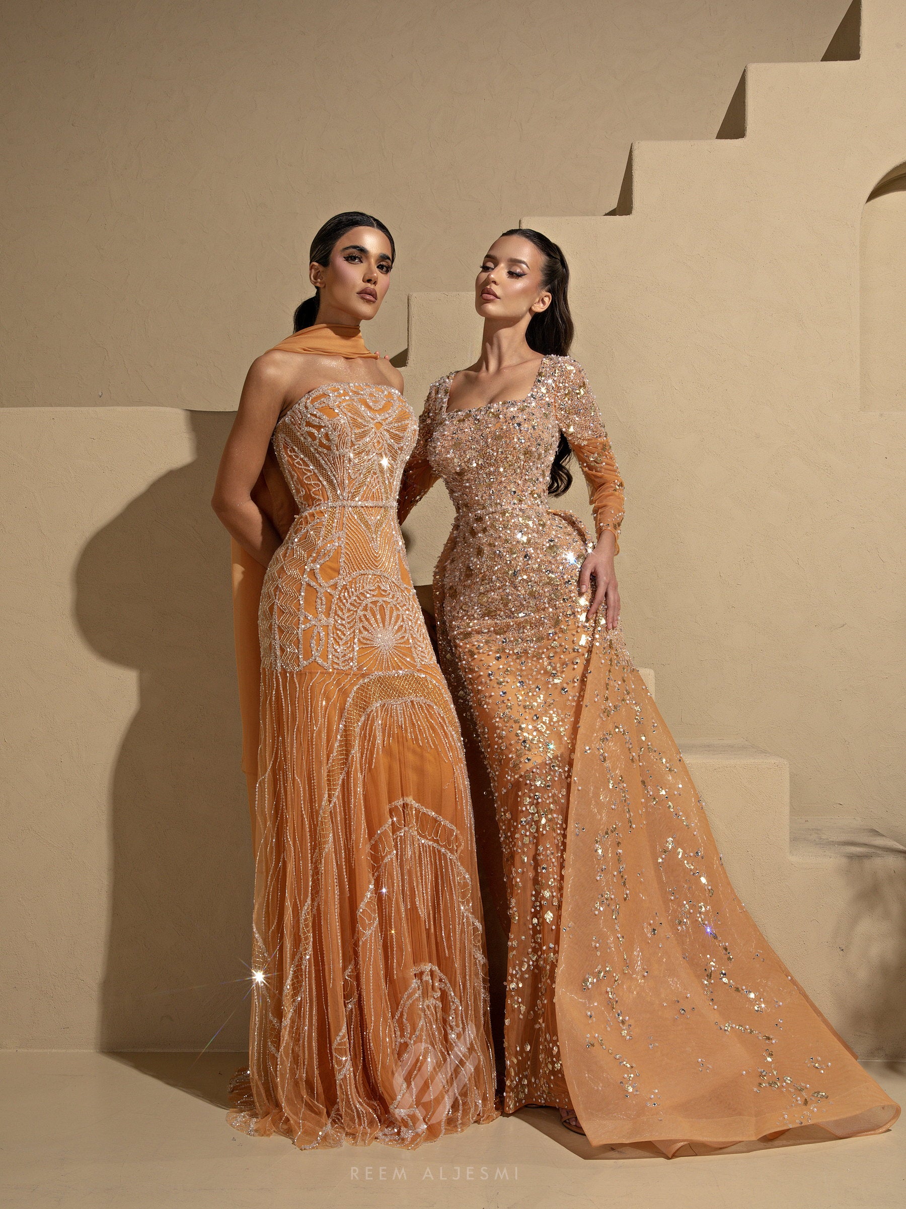 Amber Crystal Gown
